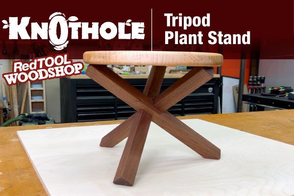 How to make a Modern Tripod Plant Stand! 