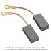 Replacement Motor Brushes (2pc) for Sprinrite RSC 4.2" Diameter 3.25 hp Router and 2.25 hp motor
