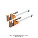 Bora 18" Parallel Jaw Clamps - 2-Pack OPEN BOX