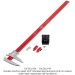 Cal-Zilla - With 49" Woodworking Rule, Hole Center Attachments and Rack-It Set