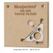 GB225 45/90 Stainless Steel Gauge Block - in Wooden Case