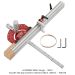 in-DEXABLE Miter Gauge - Inch - Includes Flip Stop and Zero Clearance Block