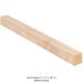 SOFT MAPLE 3” x 3” x 36” 1-PIECE
