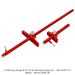 150mm Marking Gauge and 600mm Panel Marking Gauge - Aluminum Bar