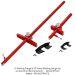 6" Marking Gauge & 24" Panel Marking Gauge - Aluminum Bar w/ Rack-It