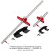 6" Marking Gauge & 24" Panel Marking Gauge - Stainless Steel Bar w/ Rack-It