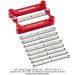 MT CENTER GAUGE SS – DELUXE Includes Center Gauge and 1/4", 3/8", 7/16", 1/2",4, 5, 6, 8 and 10mm stainless steel marking bars.