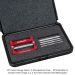 MT CENTER GAUGE SS – METRIC Includes Center Gauge and 4, 5, 6, 8 and 10mm stainless steel marking bars in a Woodpeckers case.