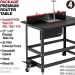 Premium Router Table Package 4 - Includes SF-PRO Universal Fence, 27x43 Phenolic Table, Quicklift 350 HDS Router Lift (fits 3.5" diameter router), Downdraft Cabinet, Adjustable Steel Stand, Wheel Kit 