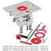 Quicklift 420 - Aluminum Plate - Fits 4.2" router motors