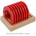 8-PC Twist Lock Ring Set, Molded