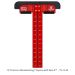 Precision Woodworking T-Square - 12 Inch with Rack-It