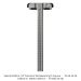 Precision Woodworking T-Square Special Edition - 600mm with Rack-It