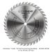 Ultra-Shear 10 x 40 Flat Top Groover Saw Blade, 1/8” Kerf, 5/8" Arbor