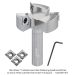 CARBIDE INSERT SPOIL BOARD BIT 2"" DIA, 3-FL, 1/2"" SH, SET. INCLUDES (3) SPARE 50mm RADIUS INSERTS.