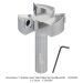 CARBIDE INSERT SPOIL BOARD BIT 2"" DIA, 3-FL, 1/2"" SH