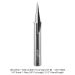 SOLID CARBIDE LINER ENGRAVING BIT, 1-FL, 1/4" SH, 18 DEG, 5/8 CL, 2" OAL