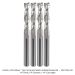 SOLID CARBIDE UP-CUT 2-FL, 1/4"SH, 1/4" DIA, 1-1/4" CL, 3" OAL, 4-PACK