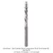 SOLID CARBIDE COMPRESSION FLUSH TRIM, 2 FL, 1/4" SH, 1-1/2" CL, 3.5"OAL