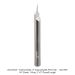 SOLID CARBIDE ENGRAVING BIT, 1-FL, 1/4" SH, 15 DEG, PENCIL TIP, 2-1/2" OAL