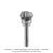 CARBIDE TIPPED FINGER GRIP, V-GROOVE, 2-FLUTE, 1/4"SH, FOR 3/4" THICK BOARD