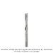 SOLID CARBIDE UP CUT VARIABLE HELIX 1/4"SH, 2-FL, 1/4" DIA, 1-1/2" CL, 3" OAL