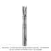 CARBIDE HEAD MICRO BEARING PATTERN BIT, UP SPIRAL, 1/4" SH, 2 FL, 1/4" DIA, 1/2" CL, 2-1/4" OAL