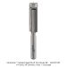 CARBIDE TIPPED FLUSH TRIM BIT 2-FL, 1/4" SH, 3/8" D, 1" CL, 2-1/2" OAL