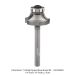 CARBIDE TIPPED ROUND OVER, 2 FL, 1/4" SH, 1/4" RAD