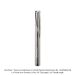 HIGH PERFORMANCE SOLID CARBIDE DOWN-CUT PLYWOOD BIT, 2-FLUTE, 1/4" SH, 7/32 DIA, 3/4" CL, 2-1/2" OAL, SUPER-C CARBIDE