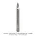 SOLID CARBIDE ENGRAVING BIT, 1-FL, 1/4" SH, 30 DEG, .005" PENCIL TIP, 2-1/2" OAL