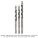 SOLID CARBIDE, 3 FL UPCUT FLUSH TRIM 1/4" SH, 1/4" DIA, 3-PC SET