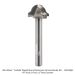CARBIDE TIPPED JUICE GROOVE BIT, 3-FL, 1/4" SH, 1/2" NOSE DIAMETER