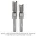 CARBIDE TIPPED TEMPLATE PATTERN BIT 2-FL, 1/4" SH, 3/8" DIA, 2-PC SET