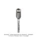 CARBIDE TIPPED FLUSH TRIM BIT 2-FL, 1/4" SH, 1/2" D, 1/2" CL, 2-1/2" OAL