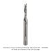 US SPIRAL DOWN CUT 2-FL, 1/4" SH, 5mm DIA, 3/4" CL, 2-1/2"OAL