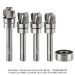 CARBIDE HEAD DELUXE MICRO ROUND OVER BIT SET 5-PC. INCLUDES US2125MRO, US25063BB, US25125BB, US25188BB, USBB75X25