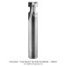 SOLID CARBIDE TRACK CLAMP T-SLOT BIT, 2-FLUTE, 1/2" SH, UP-CUT