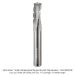 SOLID CARBIDE UP CUT CHIP BREAKER, 3FL, 3/8" SH, 1" DIA, 1" CL, 3" OAL