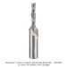 SOLID CARBIDE DOWN CUT SPIRAL, 2 FL, 1/2" SH, 1/4" D, 1-1/4" CL, 3" OAL