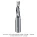 SOLID CARBIDE SPIRAL DOWN CUT 1/2" SH, 3/8" D, 1.25" CL, 3" OAL