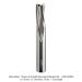 SOLID CARBIDE SLOW SPIRAL DOWN CUT 3-FL, 1/2" SH, 1/2" D, 1" CL, 3-1/2"OAL