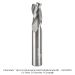 SOLID CARBIDE UP CUT 3-FL, 1/2" SH, 1/2" D, 1" CL, 3" OAL