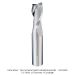 SOLID CARBIDE UP CUT 2-FL, 1/2" SH, 1/2" D, 1" CL, 3" OAL