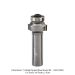 CARBIDE TIPPED ROUND OVER, 2-FL, 1/2" SH, 1/8" RAD, 5/8" BEARING