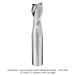 SOLID CARBIDE UP CUT 2-FL, 1/2" SH, 1/2" D, 1-1/4" CL, 3" OAL