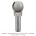 CARBIDE TIPPED FINGER GRIP GROOVE, ROUND, 2-FLUTE, 1/2"SH, FOR 1-1/4" THICK BOARD
