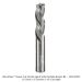 SOLID CARBIDE DOWN CUT 3-FL, 1/2" SH, 1/2" D, 1-1/2" CL, 3-1/2" OAL