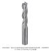 SOLID CARBIDE UP CUT 3-FL, 1/2" SH, 1/2" D, 2" CL, 4" OAL
