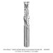 SOLID CARBIDE COMPRESSION 2-FL, 1/2" SH, 1/2" DIA, 2" CL, 4" OAL